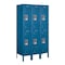 Salsbury Industries Wardrobe Locker, 66inHx15inD, 2 Tiers, Blue 62355BL-U